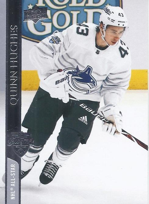 Quinn Hughes #680 Vancouver Canucks | 2020-21 Upper Deck