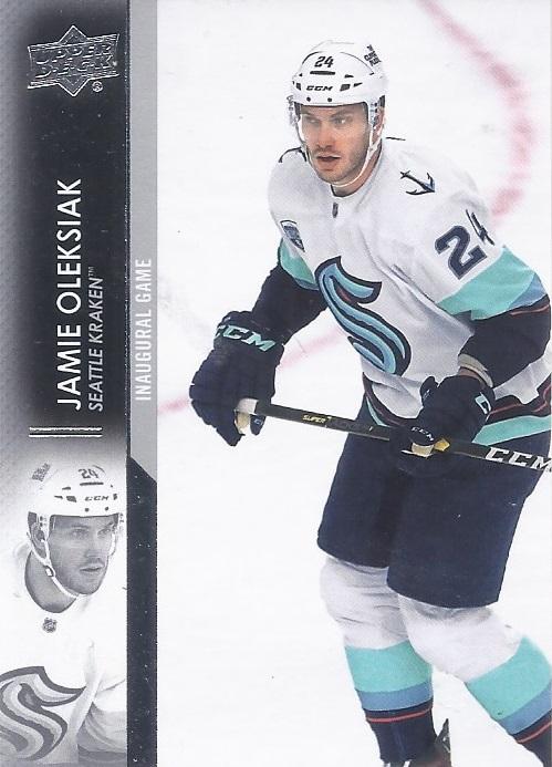 Jamie Oleksiak #685 Seattle Kraken | 2021-22 Upper Deck