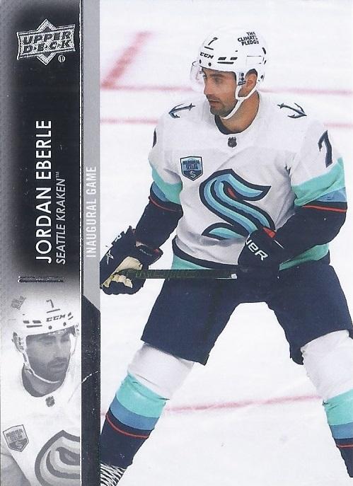 Jordan Eberle #689 Seattle Kraken | 2021-22 Upper Deck