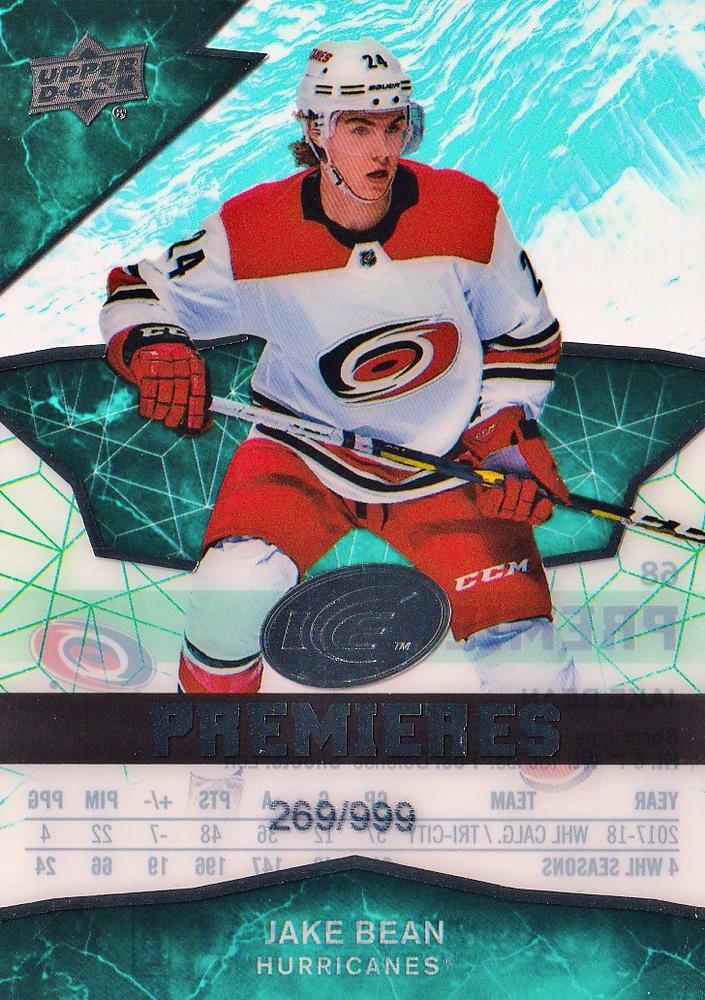 Jake Bean #68 Carolina Hurricanes | 2018-19 Upper Deck Ice