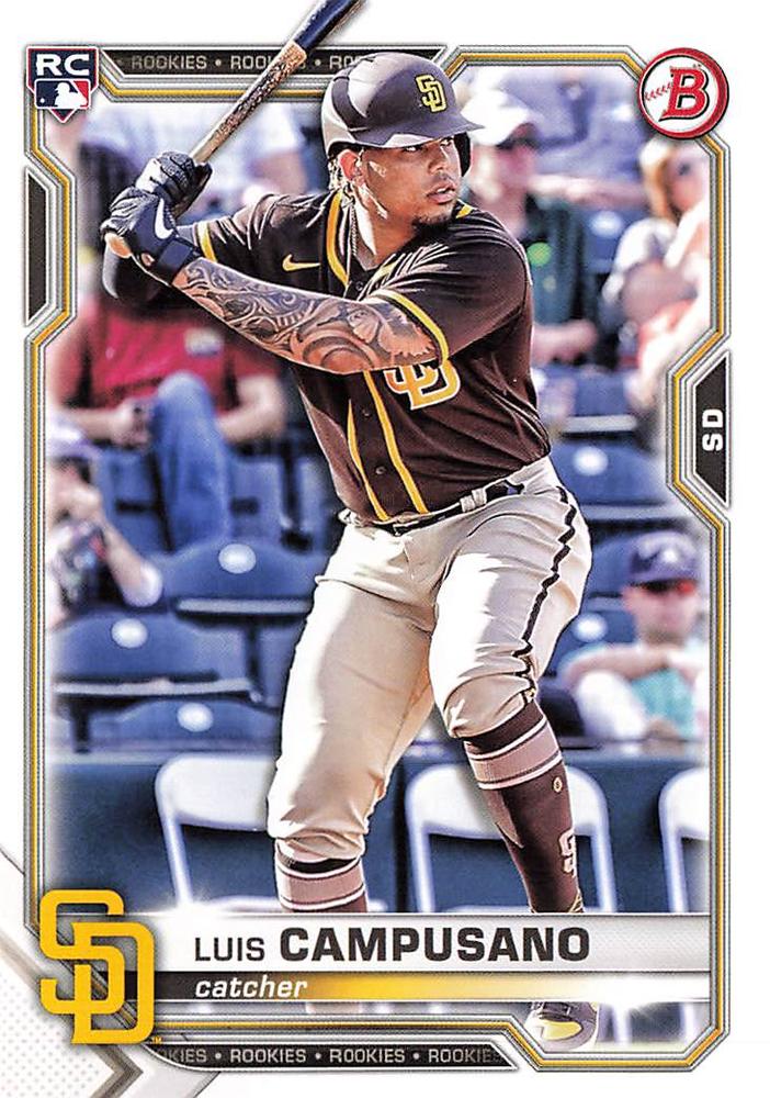 Luis Campusano #68 San Diego Padres | 2021 Bowman