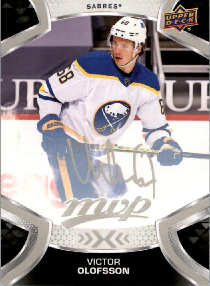 Victor Olofsson #68 Buffalo Sabres | 2021-22 Upper Deck MVP Silver Script