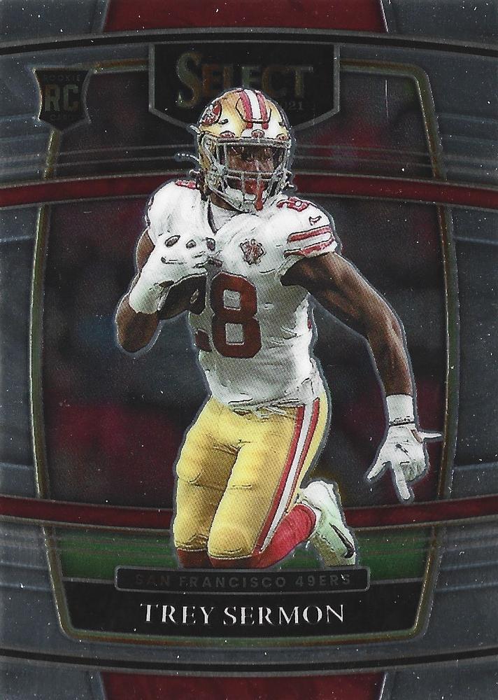 Trey Sermon #68 San Francisco 49ers | 2021 Panini Select |  | NFL Football