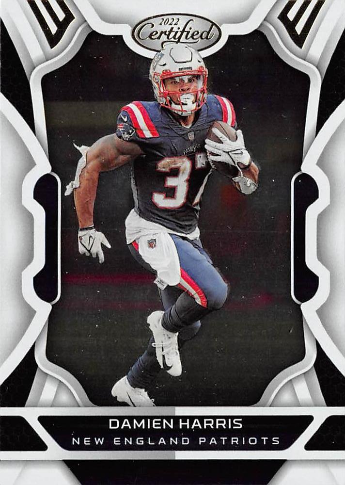 Damien Harris #68 New England Patriots | 2022 Panini Certified | NFL Football