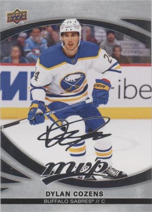 Dylan Cozens #68 Buffalo Sabres | 2023-24 Upper Deck MVP Silver Script