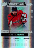 Garrett Pilon #68 Washington Capitals | 2021-22 Upper Deck Credentials