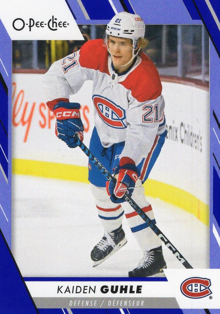Kaiden Guhle #68 Montreal Canadiens | 2023-24 O-Pee-Chee Blue Border