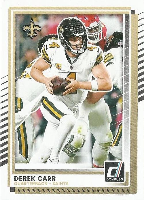 Derek Carr #68 New Orleans Saints | 2025 Donruss | NFL Football