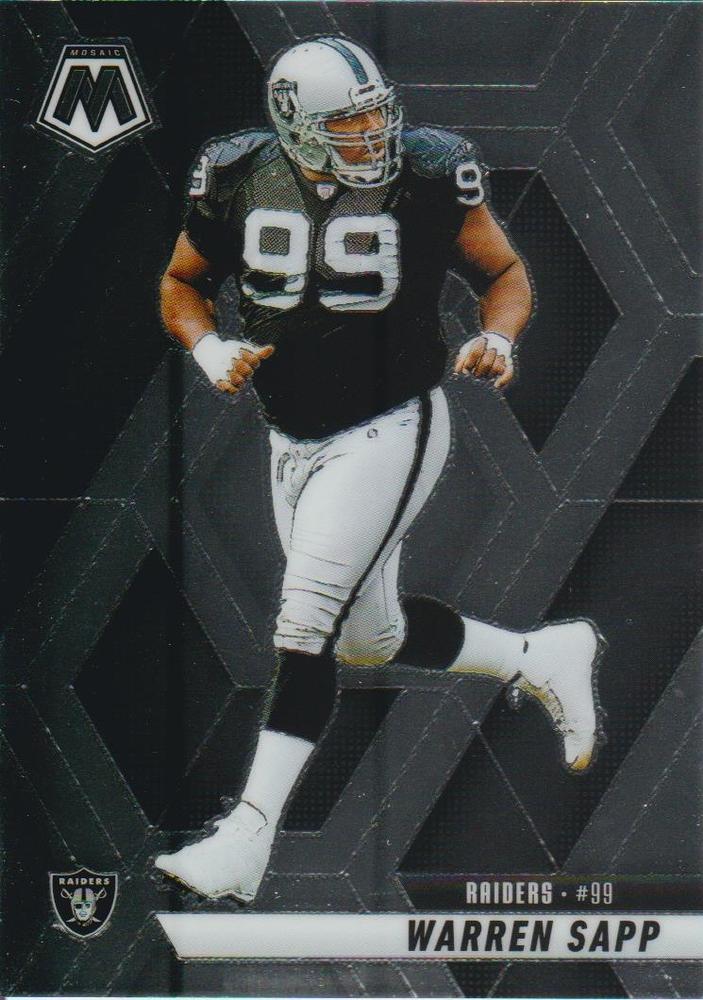 Warren Sapp #68 Oakland Raiders | 2025 Panini Mosaic | NFL Football