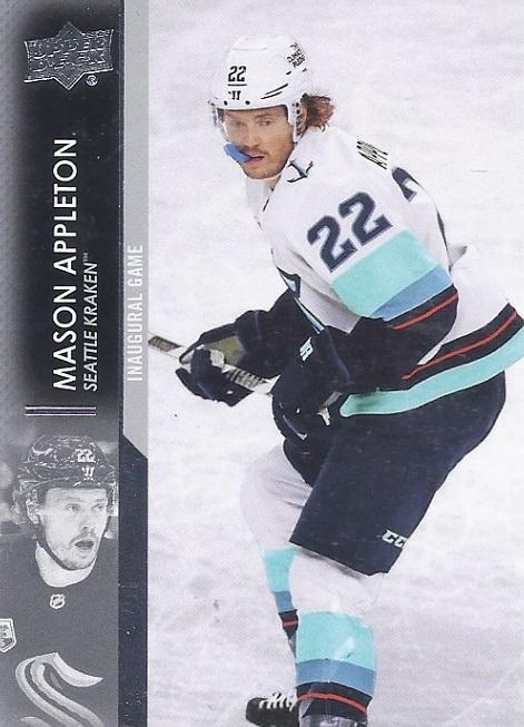 Mason Appleton #692 Seattle Kraken | 2021-22 Upper Deck