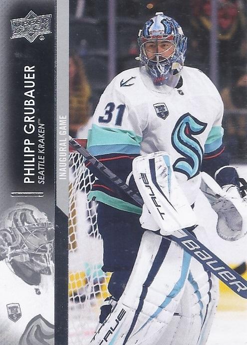 Philipp Grubauer #695 Seattle Kraken | 2021-22 Upper Deck