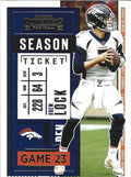 Drew Lock #69 Denver Broncos | 2020 Panini Contenders |  | NFL Football