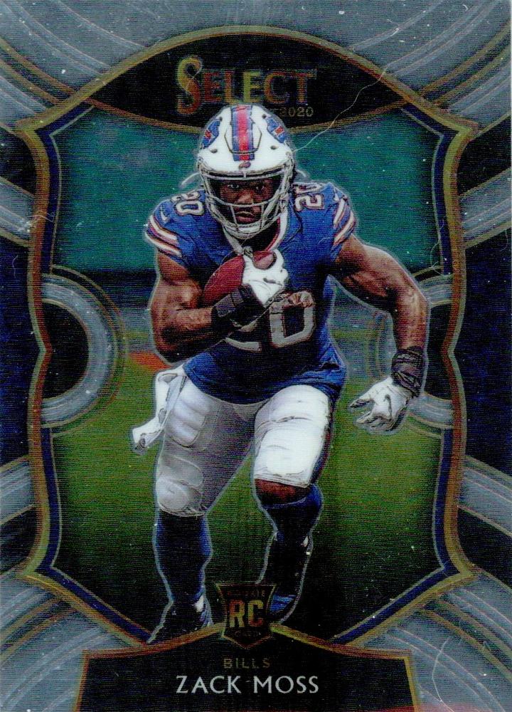 Zack Moss #69 Buffalo Bills | 2020 Panini Select |  | NFL Football