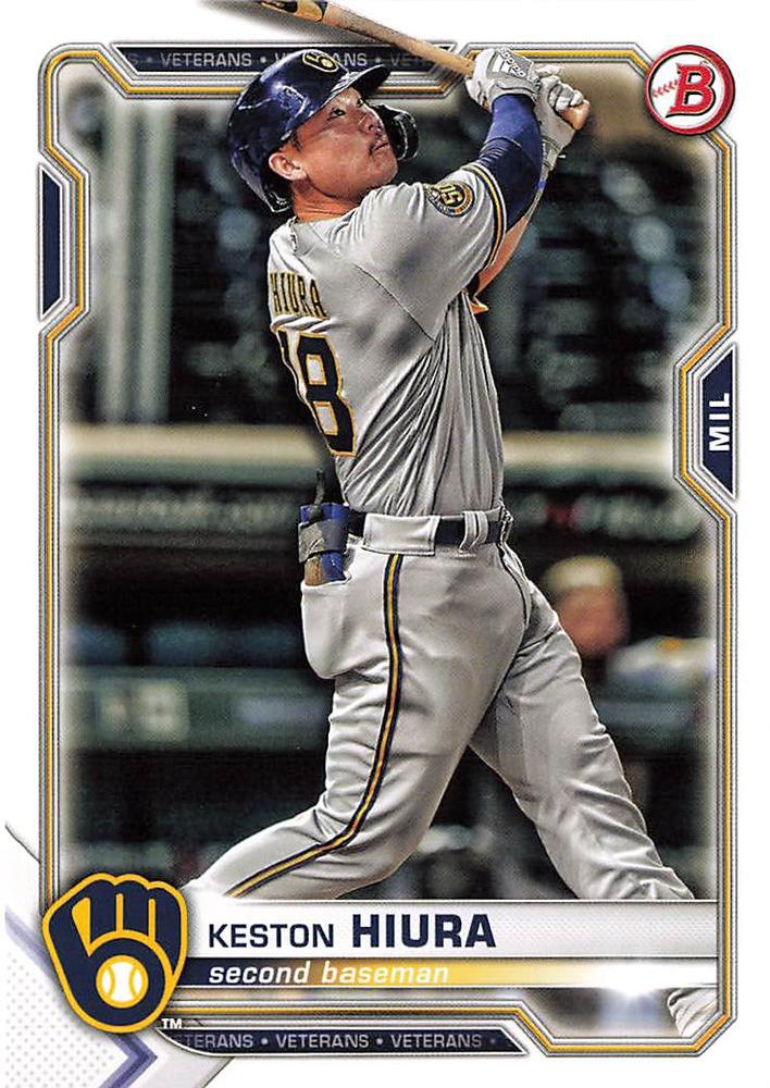 Keston Hiura #69 Milwaukee Brewers | 2021 Bowman