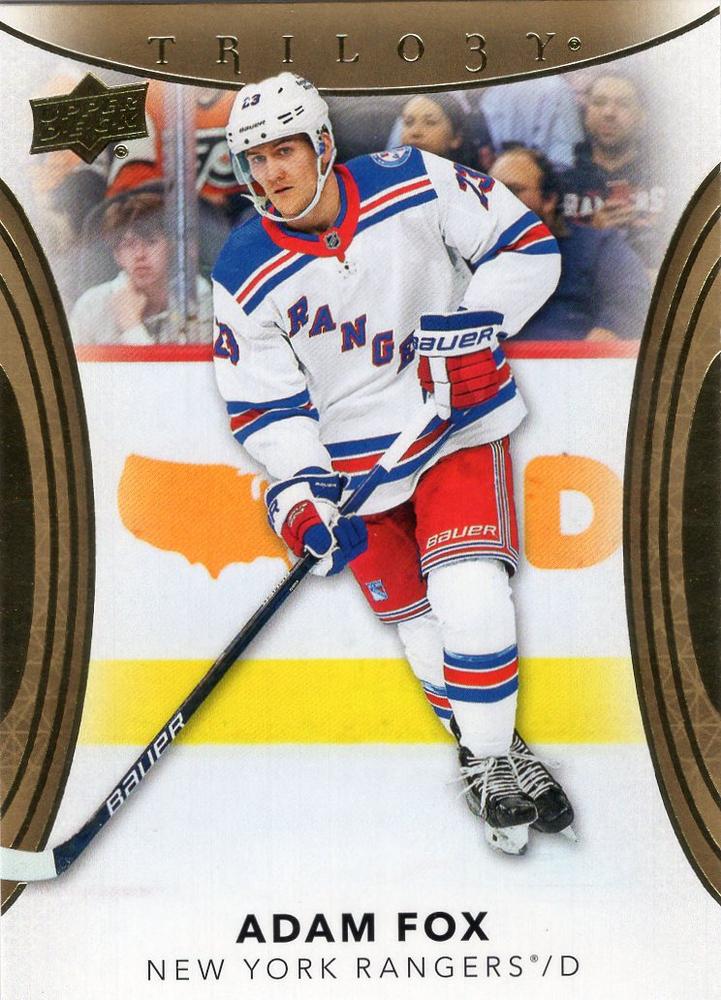 Adam Fox #69 New York Rangers | 2022-23 Upper Deck Trilogy