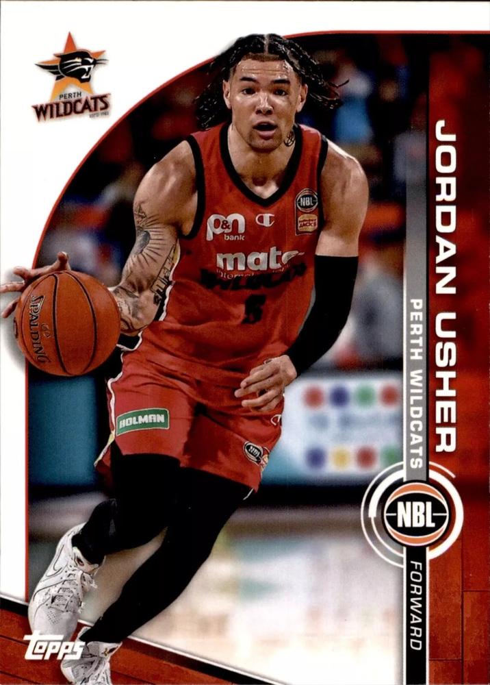 Jordan Usher #69 Perth Wildcats | 2023-24 Topps NBL