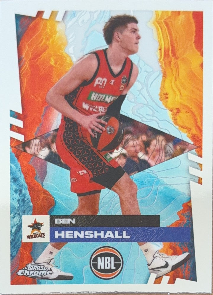 Ben Henshall #69 Perth Wildcats | 2024-25 Topps Chrome NBL (front)