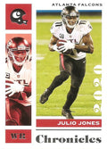 Julio Jones #6 Atlanta Falcons | 2020 Panini Chronicles |  | NFL Football