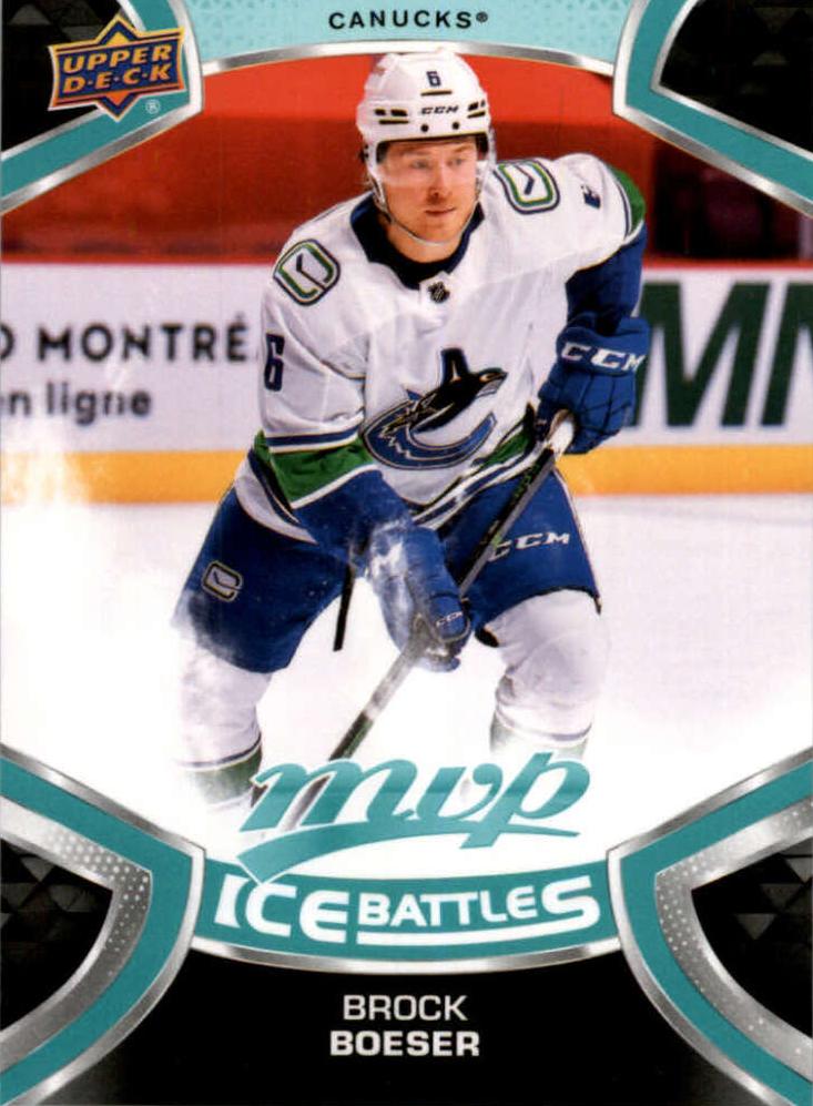 Brock Boeser #6 Vancouver Canucks | 2021-22 Upper Deck MVP Ice Battles