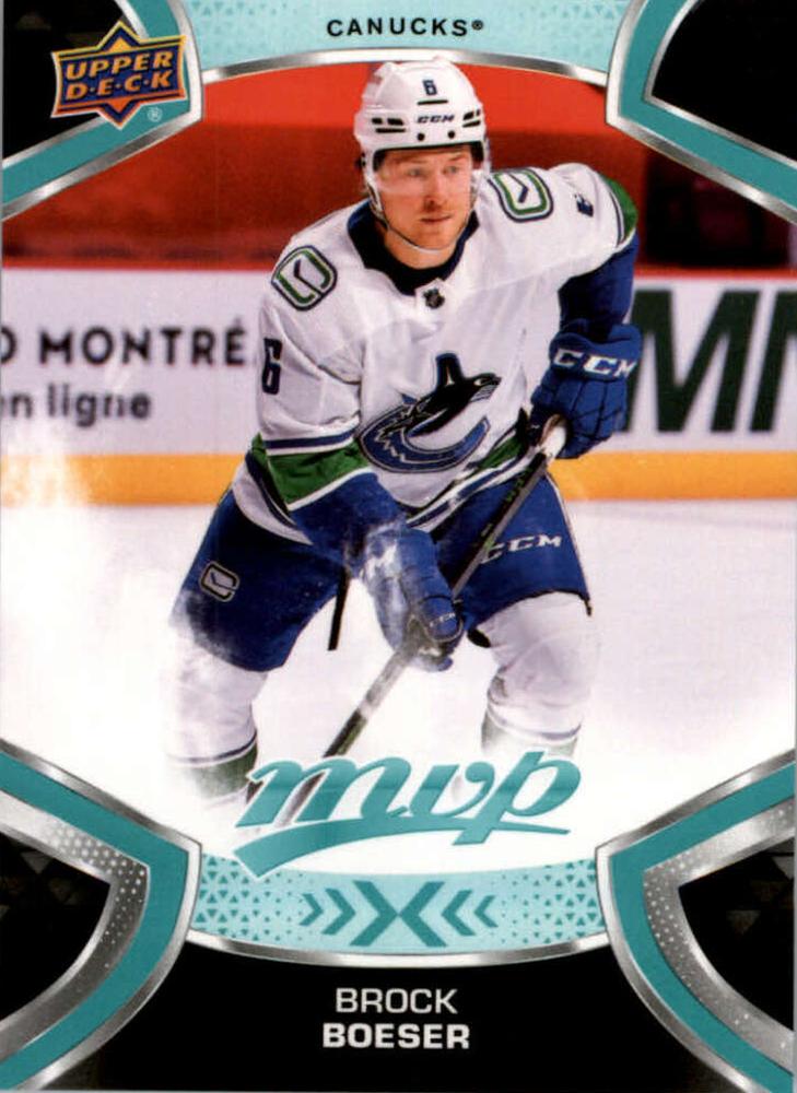 Brock Boeser #6 Vancouver Canucks | 2021-22 Upper Deck MVP