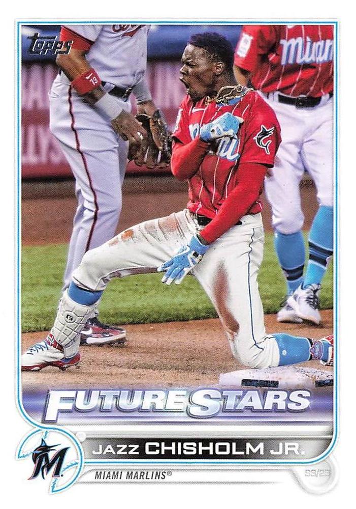 Jazz Chisholm Jr. #6 Miami Marlins | 2022 Topps