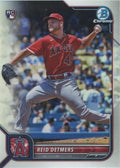 Reid Detmers #6 Los Angeles Angels (Red jersey) | 2022 Bowman Chrome