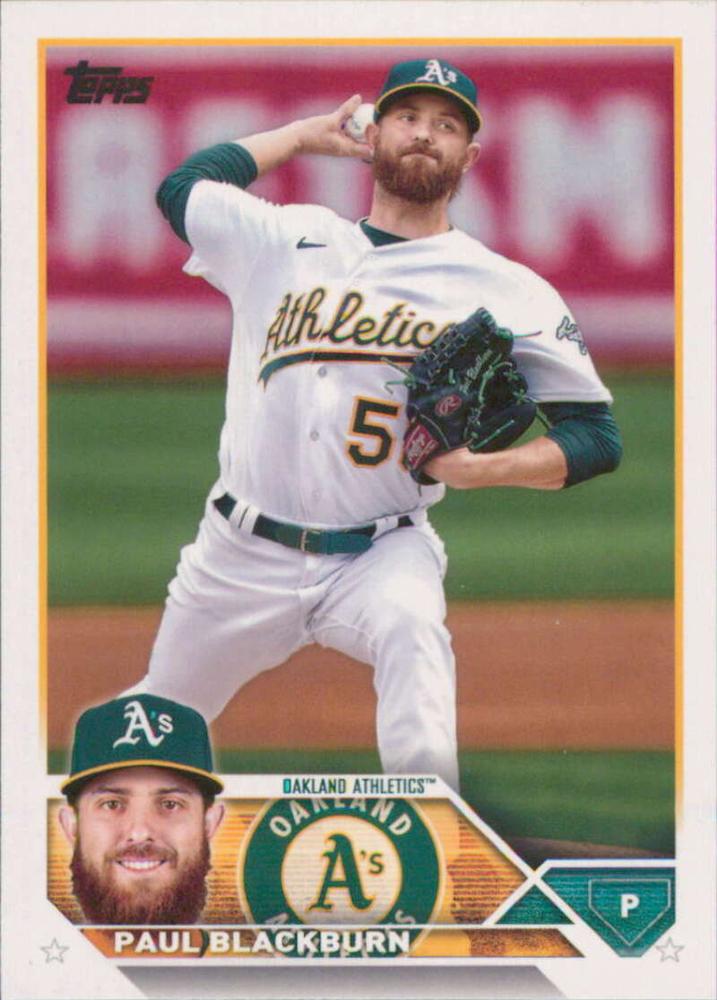 Paul Blackburn #6 Oakland Athletics | 2023 Topps