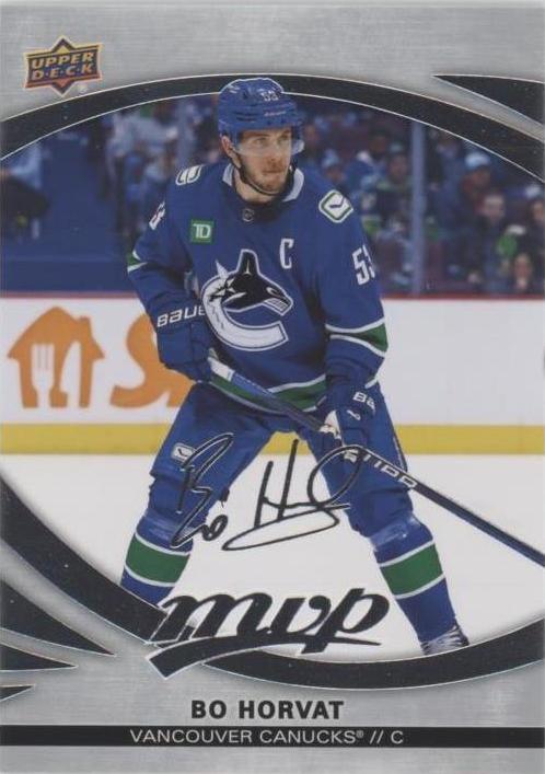 Bo Horvat #6 Vancouver Canucks | 2023-24 Upper Deck MVP Silver Script