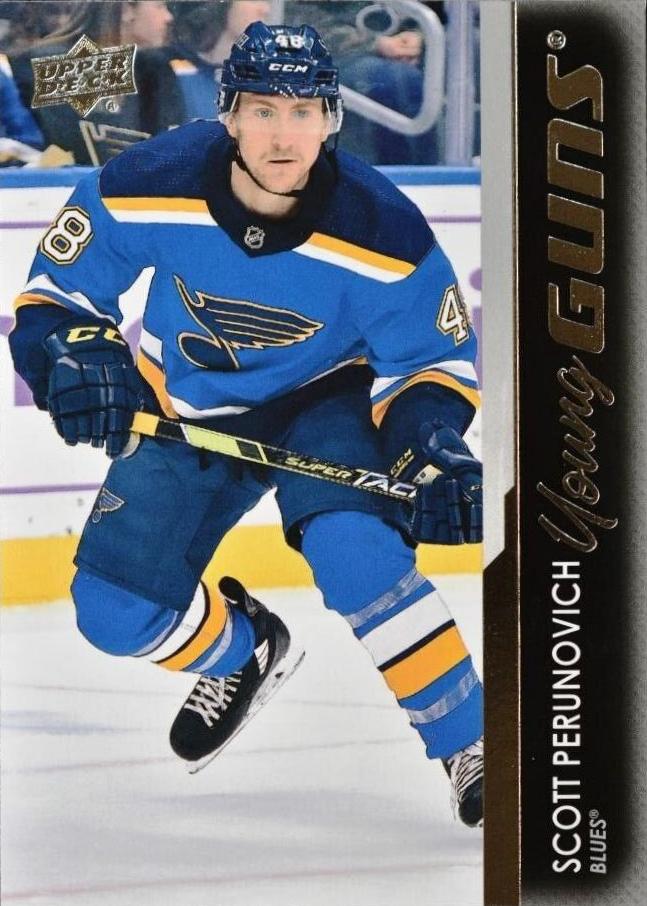 Scott Perunovich #707 St. Louis Blues | 2021-22 Upper Deck