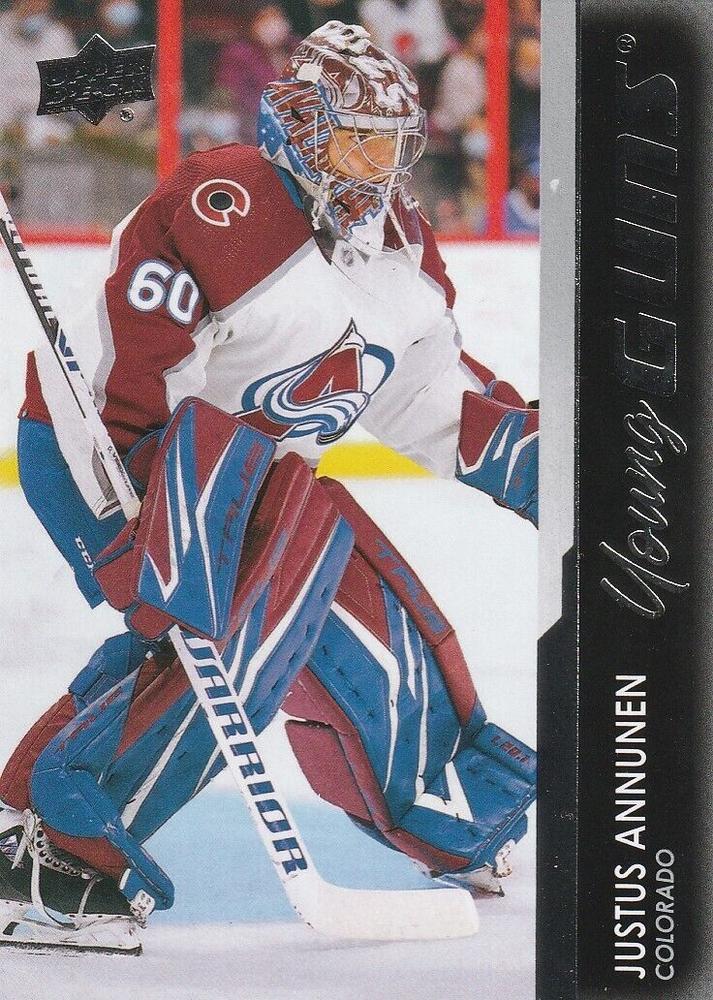 Justus Annunen #708 Colorado Avalanche | 2021-22 Upper Deck
