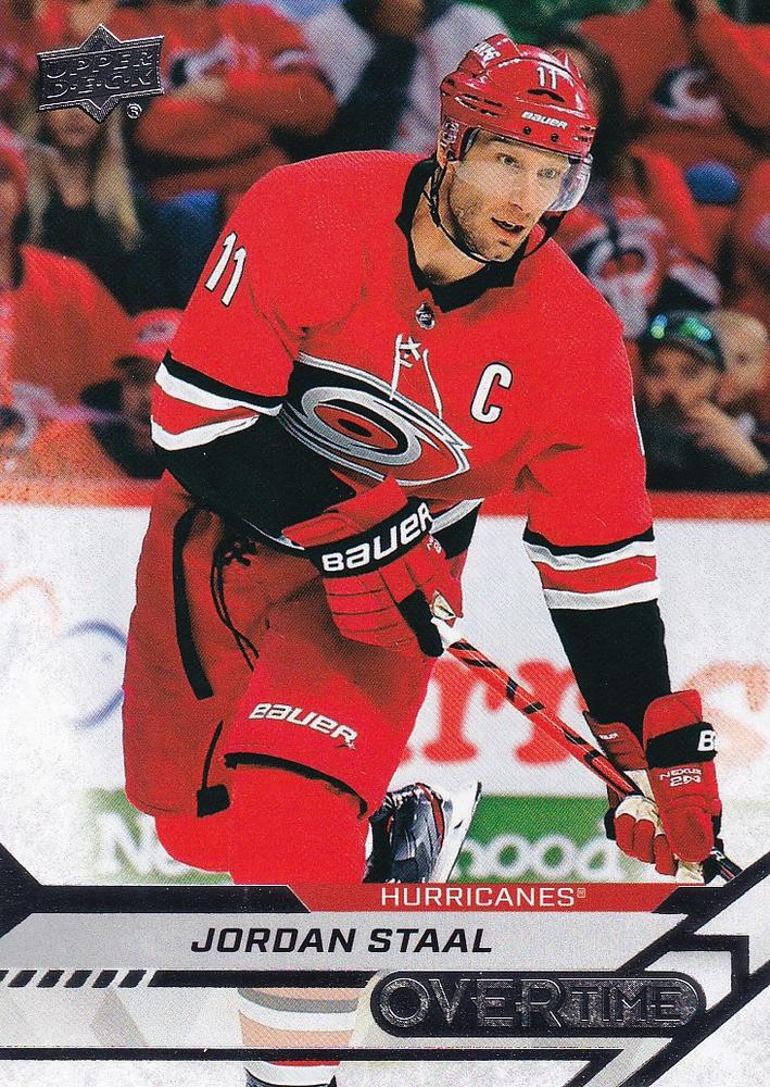Jordan Staal #70 Carolina Hurricanes | 2020-21 Upper Deck Overtime
