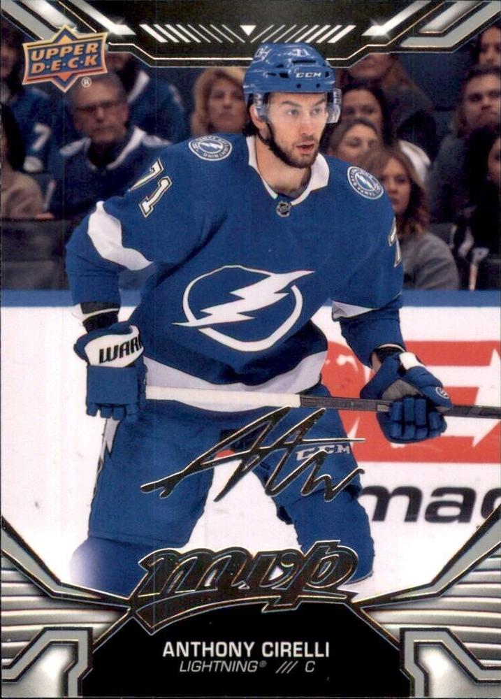 Anthony Cirelli #70 Tampa Bay Lightning | 2022-23 Upper Deck MVP Silver Script