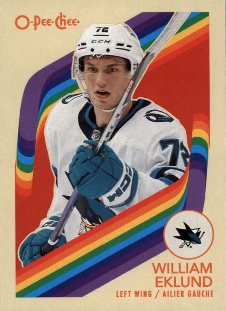 William Eklund #70 San Jose Sharks | 2023-24 O-Pee-Chee Retro