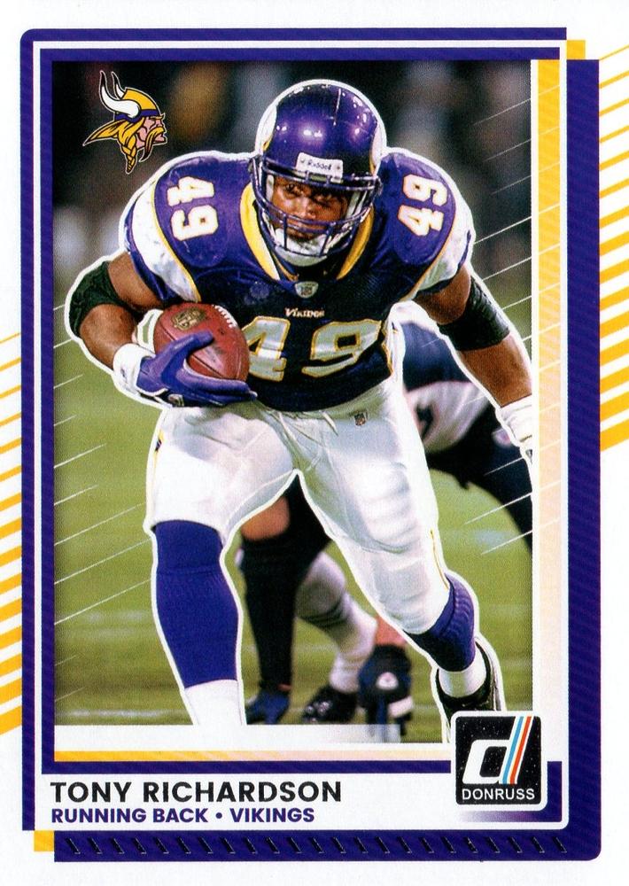 Tony Richardson #70 Minnesota Vikings | 2025 Donruss | NFL Football