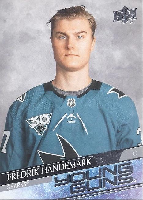 Fredrik Handemark #711 San Jose Sharks | 2020-21 Upper Deck
