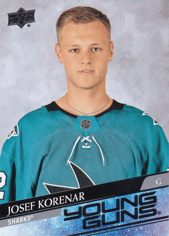 Josef Korenar #715 San Jose Sharks | 2020-21 Upper Deck