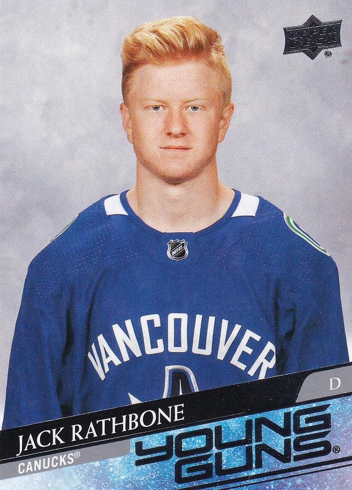 Jack Rathbone #717 Vancouver Canucks | 2020-21 Upper Deck