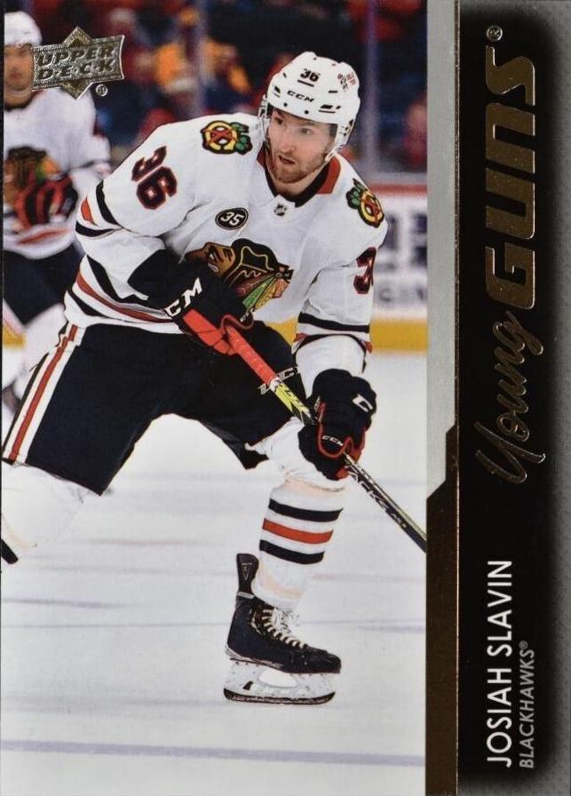 Josiah Slavin #718 Chicago Blackhawks | 2021-22 Upper Deck