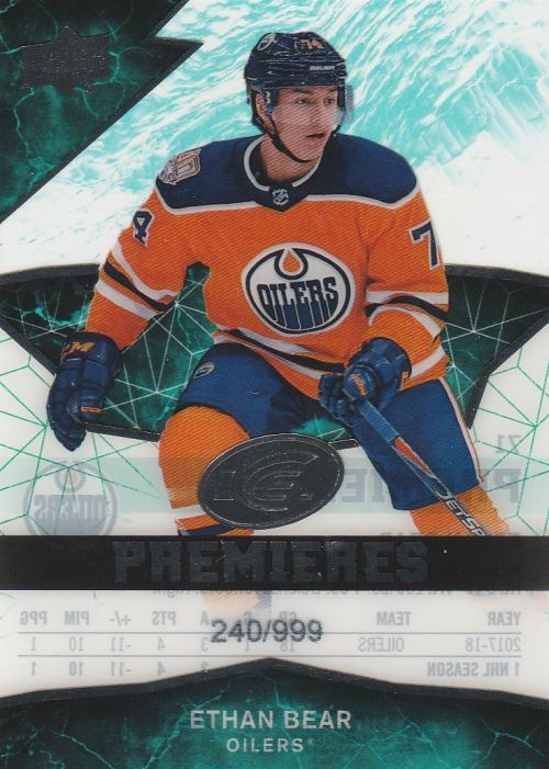 Ethan Bear #71 Edmonton Oilers | 2018-19 Upper Deck Ice