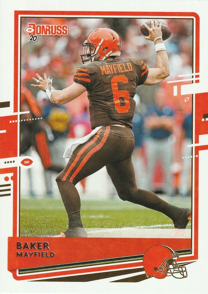 Baker Mayfield #71 Cleveland Browns (Brown jersey) | 2020 Panini Donruss | NFL Football