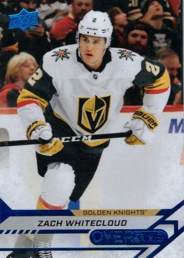 Zach Whitecloud #71 Vegas Golden Knights | 2020-21 Upper Deck Overtime Blue Foil