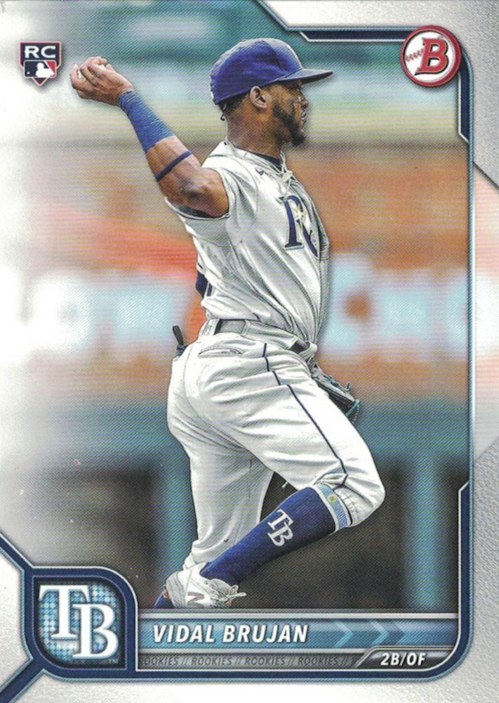 Vidal Brujan #71 Tampa Bay Rays | 2022 Bowman