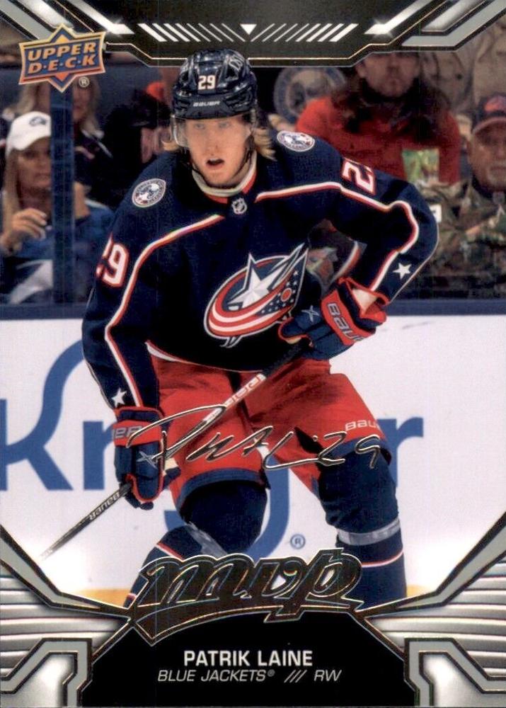 Patrik Laine #71 Columbus Blue Jackets | 2022-23 Upper Deck MVP Silver Script