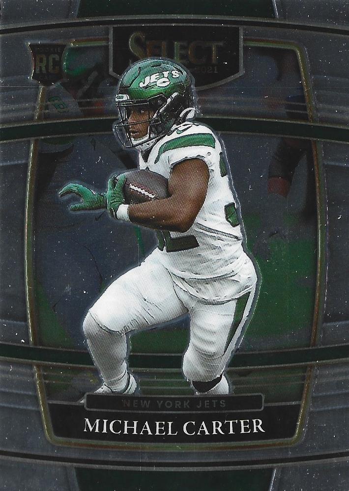 Michael Carter #71 New York Jets | 2021 Panini Select |  | NFL Football
