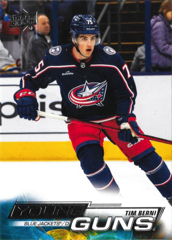 Tim Berni #720 Columbus Blue Jackets | 2022-23 Upper Deck