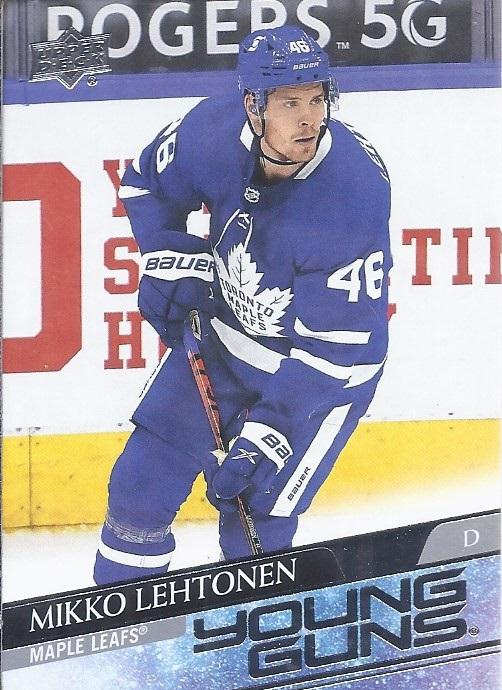 Mikko Lehtonen #721 Toronto Maple Leafs | 2020-21 Upper Deck