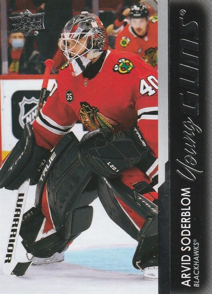 Arvid Soderblom #722 Chicago Blackhawks | 2021-22 Upper Deck
