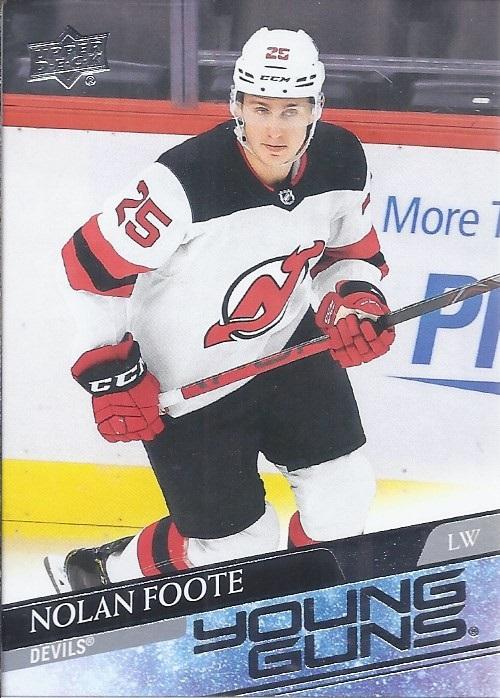 Nolan Foote #729 New Jersey Devils | 2020-21 Upper Deck