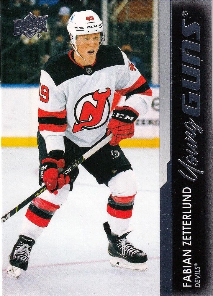 Fabian Zetterlund #729 New Jersey Devils | 2021-22 Upper Deck