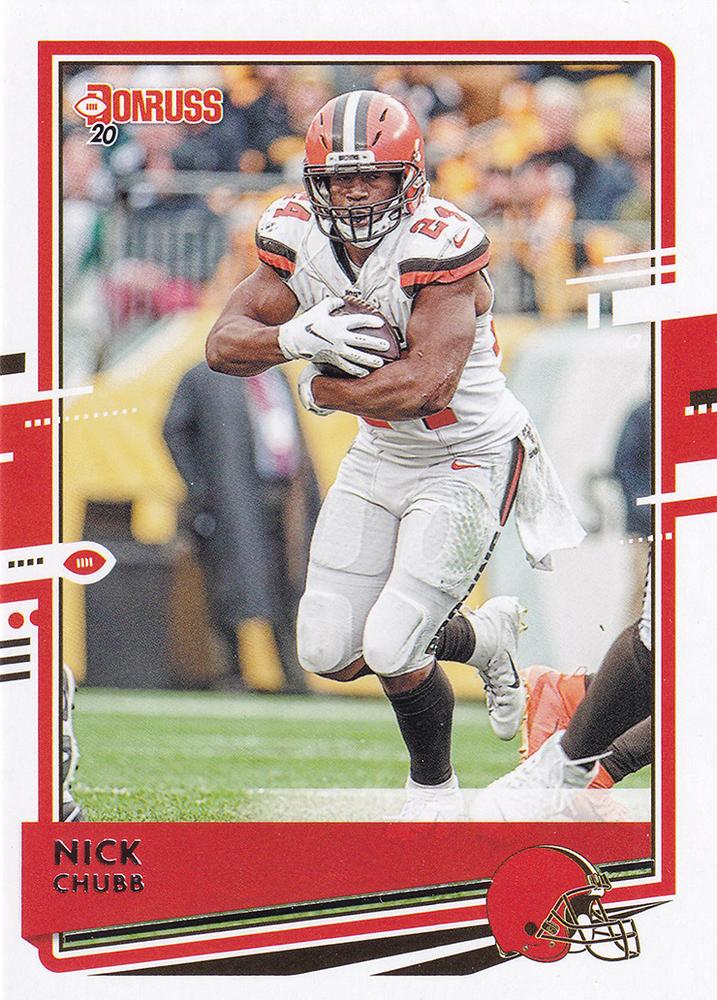 Nick Chubb #72 Cleveland Browns | 2020 Panini Donruss | NFL Football